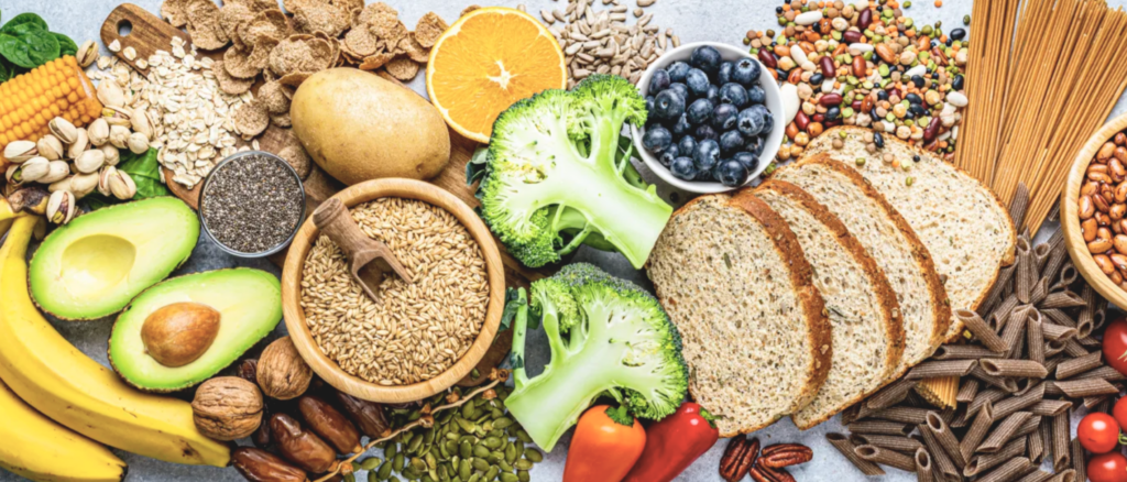 image of different healthy foods